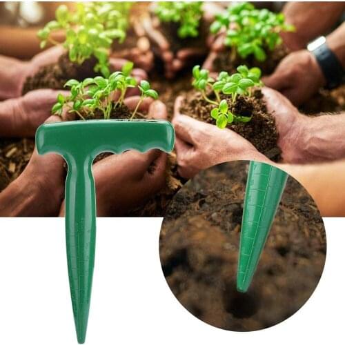 Garden Dibber with Scaler Lightweight Sturdy Hand Held Bulb Planter for Sowing Seeds Planting Tools Seed Nurdery Digging Tools