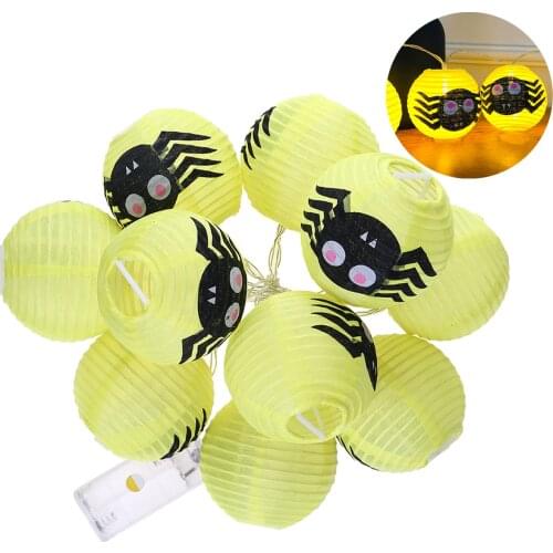 1.15m 10LEDs Halloween Lantern LED String Light for Party Home Festival Decor Halloween Lantern LED String Light Kit