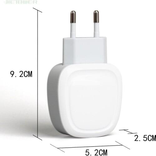100pcs/lot Universal 2 USB charger Travel Wall Charger Adapter Portable EU US Plug mobile phone charger for iPhone Smart Phones