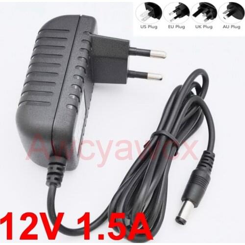 1PCS High quality 12V 1.5A 12V 1500mA AC DC Power Supply Adapter Wall Charger For WD Elements WDBAAU0020HBK WDBAAU0020HBK-01