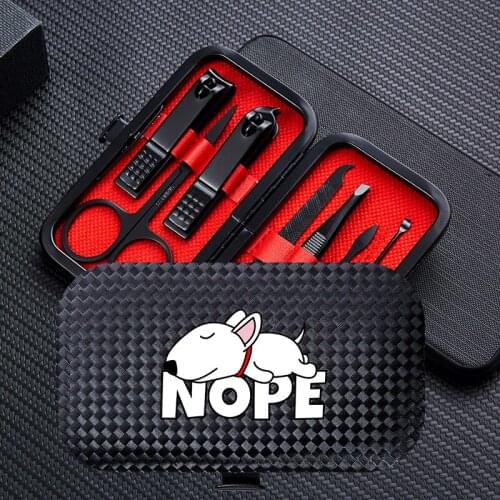 Funny Animal 7pcs Travel Manicure Nail Clipper Sets Portable Stainless Steel Trimmer Clippers Cutter Scissors Accessories Tools