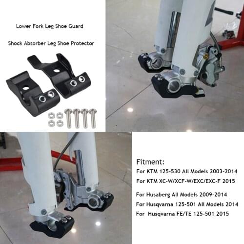 Fork Leg Shoes Guard Protector Cover For Husaberg Husqvarna FE TE TC FC TX FX 125 250 350 450 501 300 150 Motorcycle Accessories