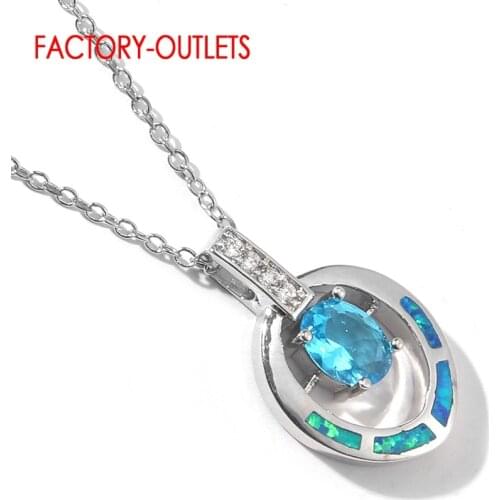 Factory Outlet Elegant Genuine 925 Sterling Silver Charm Necklace Sparkling Crystal Necklace For Women Girls Birthday Gift