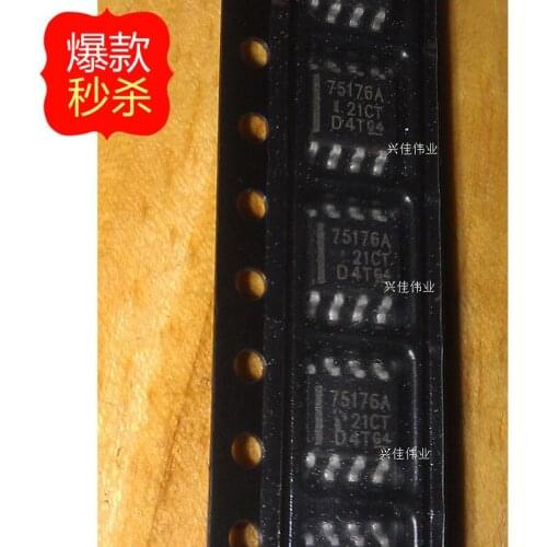 10PCS New SN75176ADR 75176A SOP8 package Differential Bus Transceiver