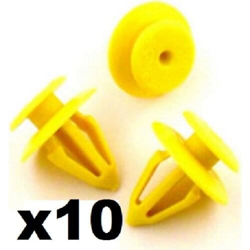 10x For Ford Interior Door Card & Panel Retainer Trim Clips