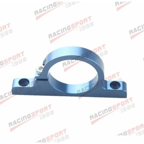 2" 50.8mm ID Fuel Pump Bracket Billet Filter Clamp Cradle Blue