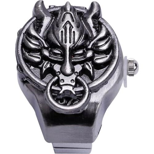 2 PCS Free shipping 2016 Popular Creative Lady Girl Steel Round Elastic Quartz Finger Ring Watches