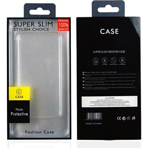 200pcs/lot Blister PVC Plastic Clear Retail Packaging Package Box for iPhone 7 7P 8 Plus Clear Mobile Phone Case Cover