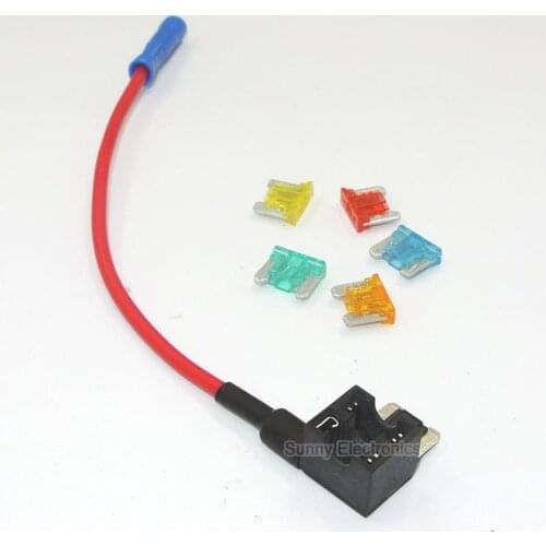 Add A Circuit Fuse Tap Piggy-Back MICRO Fuse Holder APS ATT mini LOW PROFILE