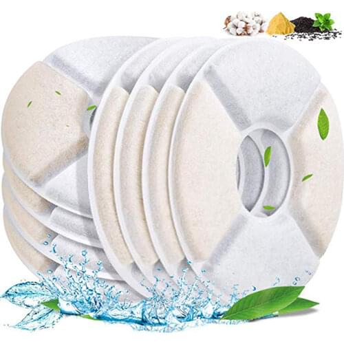 Activated Carbon Filters For Cat Water Fountain Drink3 Triple Filtration System Waterproof Replacement Filter For Pet Dispenser