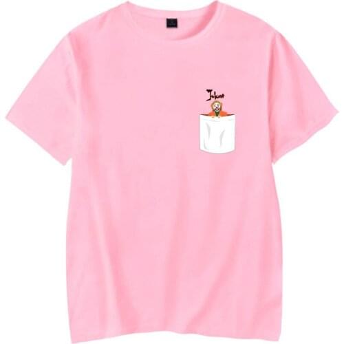 Hot Summer Joker short-sleeved T-Shirts Men Women Fashion Harajuku Hip Hop print joker T shirt Casual Suitable pink cool t-shirt