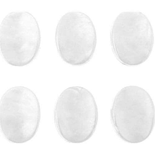 6pcs Guitar Tuning Pegs Tuners Machine Heads Replacement Button Knobs Button Knobs Small oval White Pearl Guitar Accessories