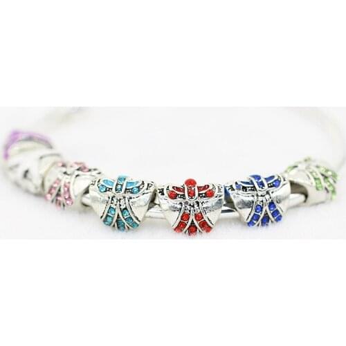 Combination packages DIY accessories Dora drill beads butterfly drill perforation Bracelet beads node drops of oil wholesale