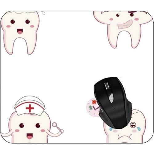 Printed Mouse Pad Tooth Diseased Mouse Pad For Home Office Working