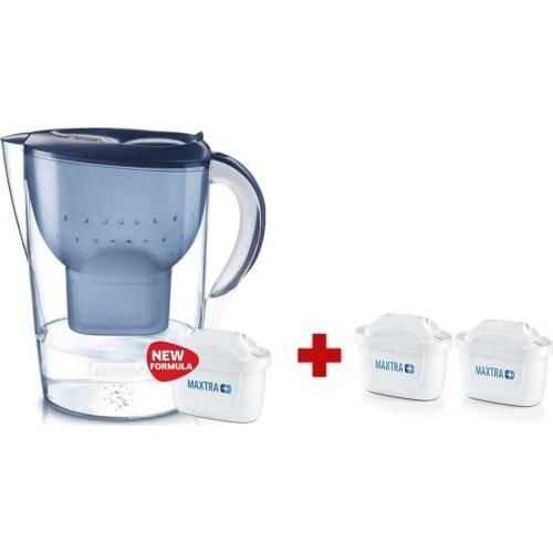 Marella XL 3 PCS Maxtra + Plus Filtered Water Must purify 3.5 Lt. Smart Blue jug