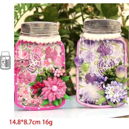 Wishing bottle Metal Cutting Dies Scrapbooking Craft Mold Cut Die Stencil Handmade Paper Card Make Template New Design
