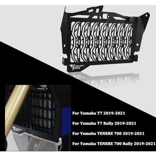 Motorcycle Accessories Radiator Guard Grille Protector Cover For Yamaha TENERE 700 2019-2021 Tenere 700 T7 Rally 2019 2020 2021