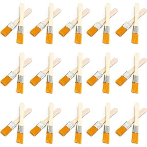 30-Piece Paint Brush Set with Wooden Handle, Brush for Cleaning and Dust Removal, Gloss Paint Brush, Oil Brush