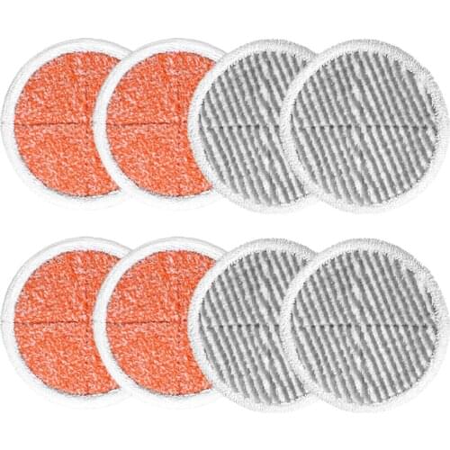 LUDA 8 Pack Spin Mop Pads Replacement For Bissell Spinwave 2124, 2039, 2037 Series Powered Hard Floor Mop