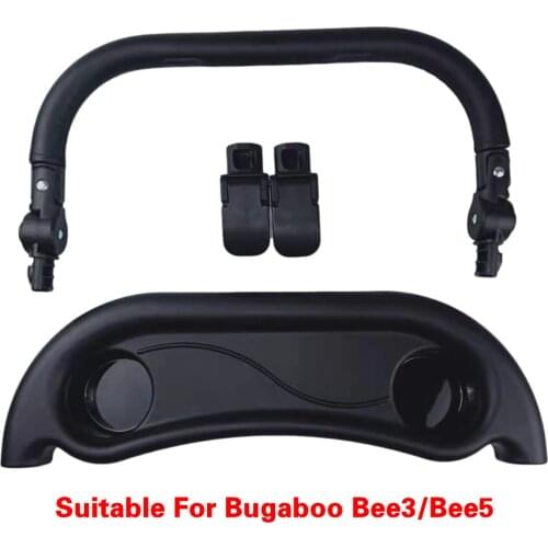 New Pram Dinner Plate Handle For Bugaboo Bee3/Bee5 Armrest Leather Case Covers Foot Cover Sleeping Bag Baby Stroller Accessories