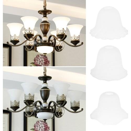 Traditional Style Replacement Glass Shade Light Chandelier Pendant Lampshade