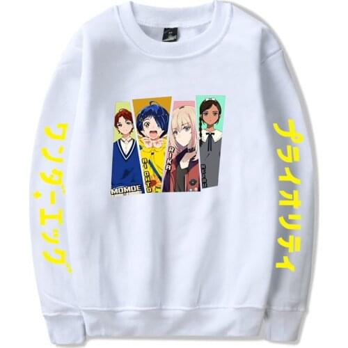 Hip hop Wonder Egg Priority Sweatshirt Unisex O-Neck Unisex Tracksuit Women/Mens Outwear Streetwear Anime Clothes tops