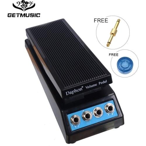 Daphon Guitar Stereo Volume Pedal DJ Guitar Effect Pedal 1511A Stereo In + Out+Free Connector