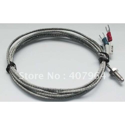 K Type thermocouple with M6 Screw ,thermocouple cable ,two wire system,0-600C, fast delivery