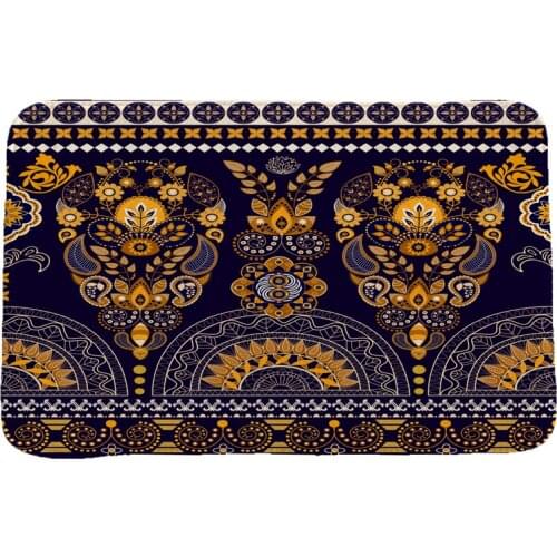 Ethnic Style National Customs Rug Hallway Carpets and Rugs for Bedroom Living Room Carpet Kitchen Bathroom Anti-Slip Floor Mats