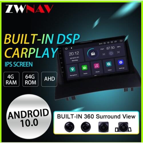 ZWNAV For Renault Megane 2 Modified Car Navigation DVD GPS Vehicle-Mounted Navigator car radio 360 Surround View