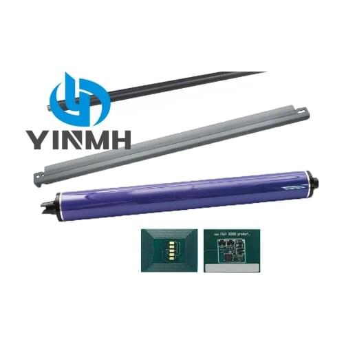 1Set DC250 Color Drum Chip+Cleaning Blade+OPC Drum+PCR Charge Roller for xerox 240 242 250 252 DC 260 WorkCentre 7655 7665 7675