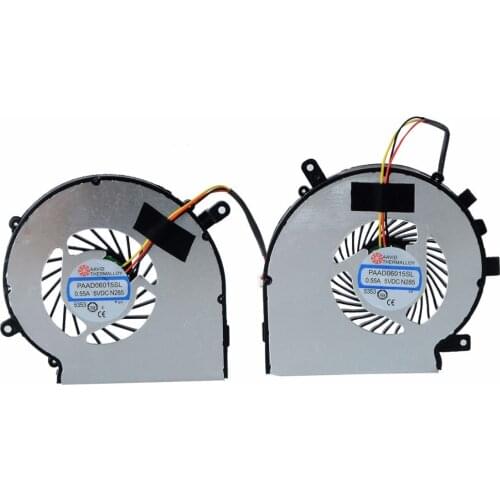 1 Pair Left and Right CPU Cooling Fans Fit For MSI GE62 GE72 GL62 GL72 PE60 PE70 GL62 for Repair