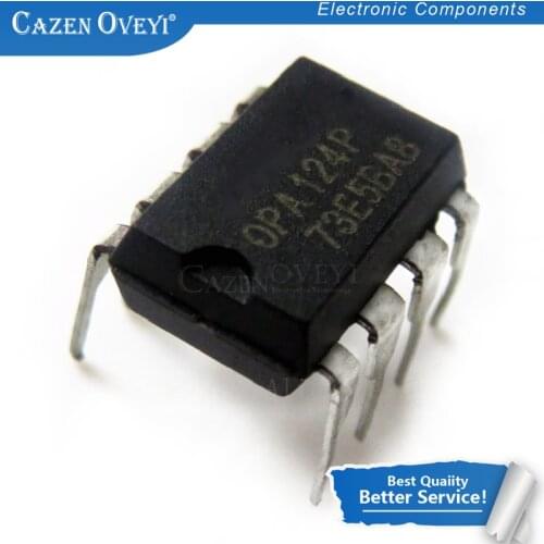 1pcs/lot OPA124P OPA124 DIP-8 In Stock
