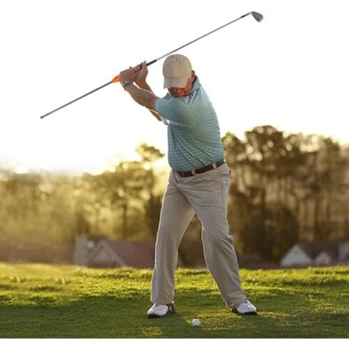 19.29 Inch Golf Swing Trainer Beginner Gesture Alignment Correction For Golf Beginners Golf Training Aids Practicing Guide