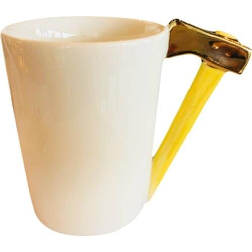 320ML Axe handgrip ceramics Mugs with Spoon coffee mug Milk Tea office Cups Drinkware the Best birthday Gift with original Box