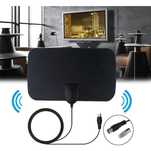 4K25DB High Gain Hd Tv Dtv Box Digitale High Gain HDTV Digital Antenna Mini HDTV ground wave TV antenna DVB-T2 receiving antenna