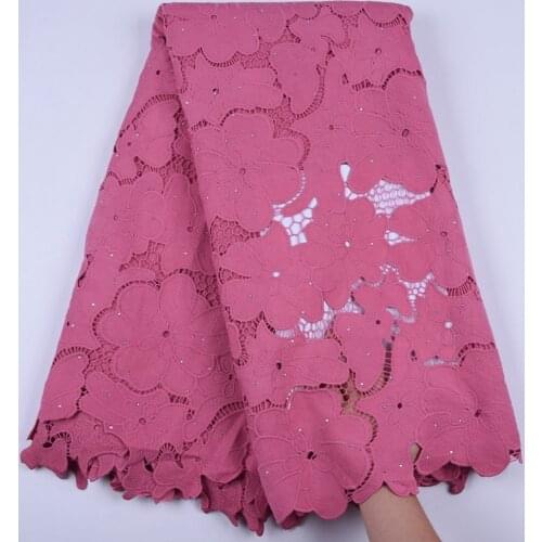 African Cord Lace Fabric With Stones Latest African Lace 2019 High Quality Guipure Lace Nigerian Lace Fabrics For Dresses S1696