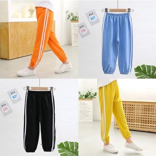 Children Anti-mosquito Bloomers Baby Summer Trouser Kids Boy Toddler Girl Outwear Pants Thin Breathable Korean Baby Clothes 2021