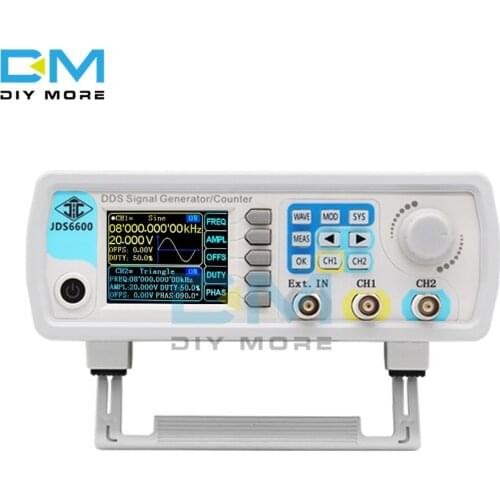 JDS6600-40M 40MHz DDS Function Signal Generator Digital Control Dual-channel Frequency Meter Arbitrary Waveform Generator