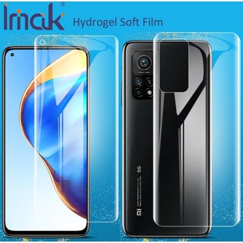 Imak Hydrogel Film For Xiaomi Mi 10T Mi10T Pro Rear Front Back Soft Clear Screen Guard Protective oleophobic