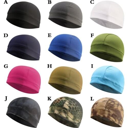 Hot Sale Motorcycle Bike Riding Bicycle Cycling Hat Inner Cap Quick Dry Helmet Cycling Cap Anti-UV Anti-Sweat Sports Hat