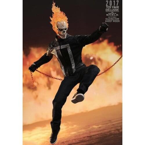 Hot Toys Marvel Ghost Rider Johnny Blaze PVC Action Collectible Figure Toys