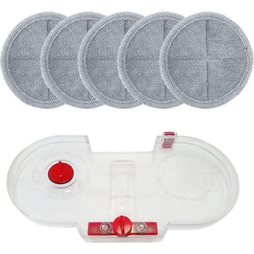 Hot XD-Electric Mop Water Tank+ 5 Mop Cloths for Dyson Vacuum Cleaner V6 V7 V8 V10 V11 Replacement Accessories