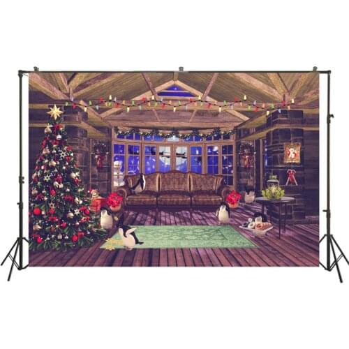 HUAYI Photography Backdrops Christmas Photo Background Christmas Xmas Family Party Decor Banner Studio Photobooth BackdropW-3365