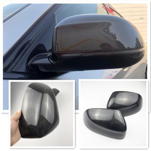 Carbon Fiber Rearview Mirror Cover Cap For BMW X3 G01 X4 G02 X5 G05 X7 G07 2018 2019 2020 Car Door Rear View Mirror Cover