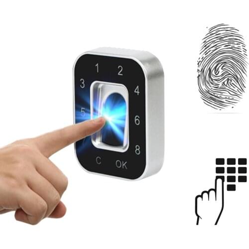 Mini Fingerprint Lock For Drawer Cabinet Anti Theft Security GYM Sauna Drawer Wardrobe Locks Password Code Small Electric Lock