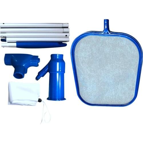 Swimming Pool Vacuum Cleaner Cleaning Tool Kit Suction Head Skimmer Cleaning Net Pool Spa Pond Fountain Cleaning Tools