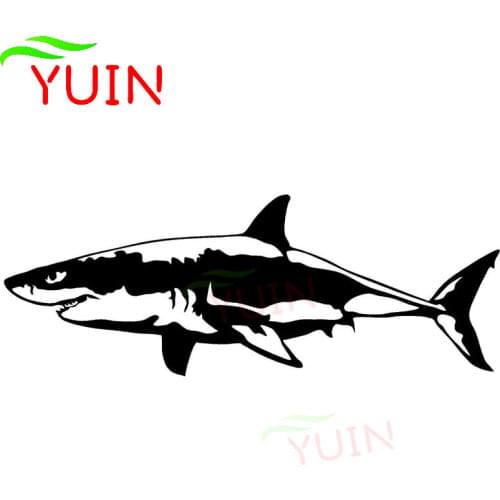 Car Sticker Great White Shark Animal Decal Fashion PVC Body Decoration Motorcycle Cars Accessories Waterproof Sunscreen Decals