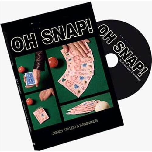 OH Snap! (Gimmick and DVD) by Jibrizy And Sansminds / Close-Up Magic Stage Street Floating Magic Tricks Products Toys