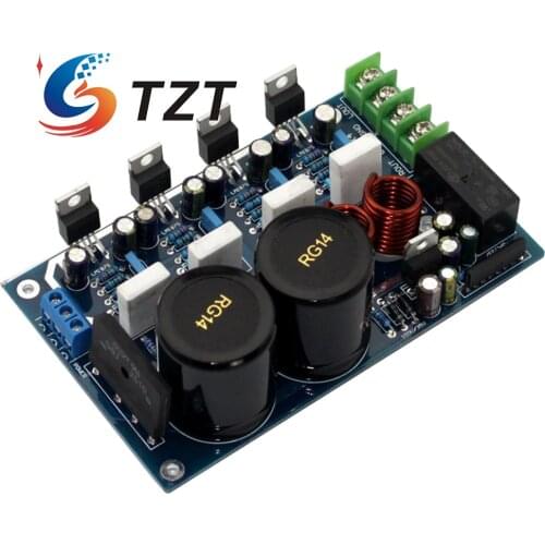 TZT Power Amplifier Board LM1875 Paralleling 2.0 50W+50W Audio AMP for DIY